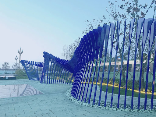 Blue Sculpture