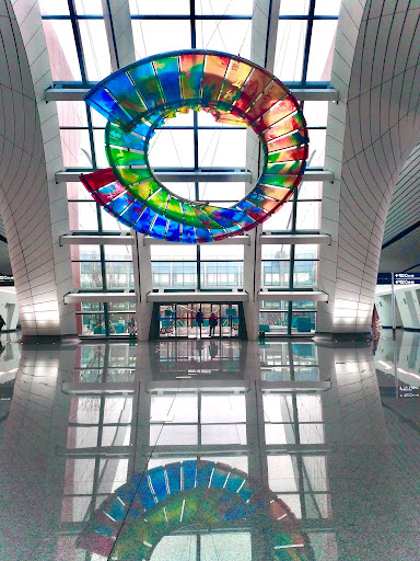 Spiral Ceiling Installation